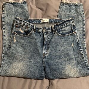 Abercrombie & Fitch High Rise Blue Jeans